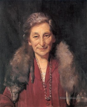 portrait Tableau Peinture - Mme Annie Murdoch 1927 George Washington Lambert portrait